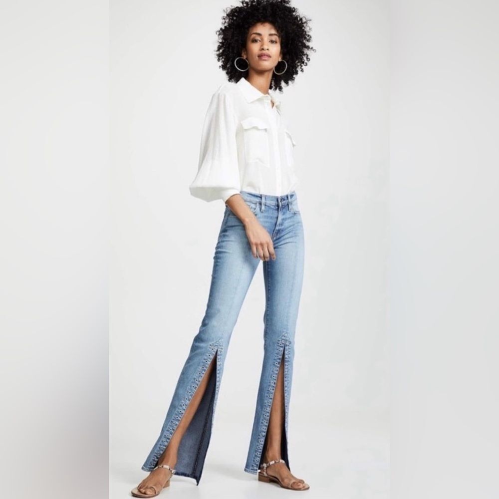 NEW Hudson Nico Mid Rise Cigarette Jeans In Recoil Size 26